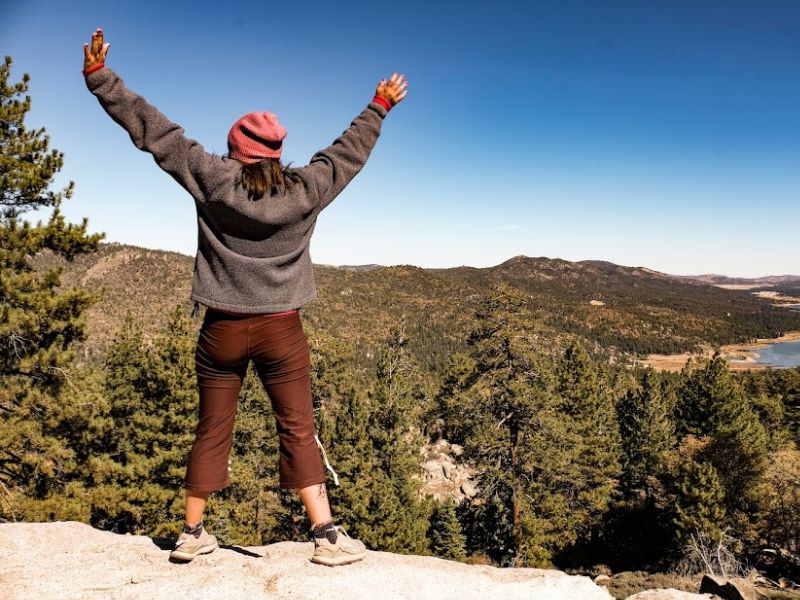 climbing in big bear in august