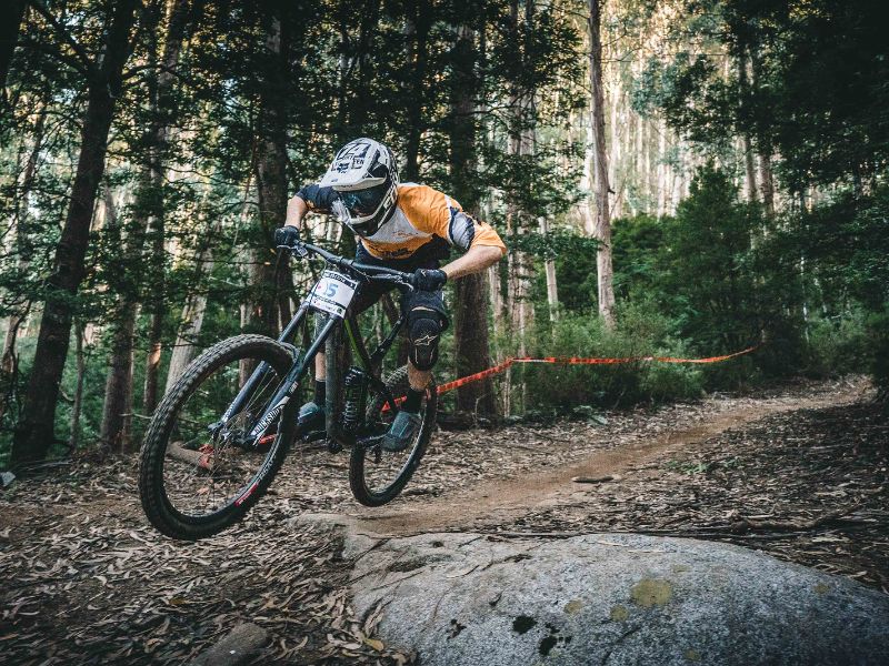 biking in big bear in august